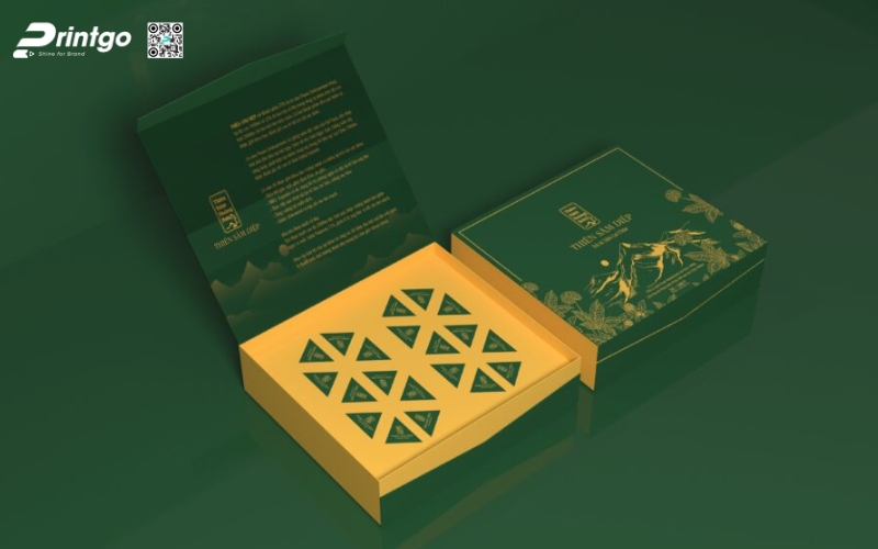 Mẫu in hộp sâm nam châm hiện đại Mẫu in hộp sâm nam châm hiện đại