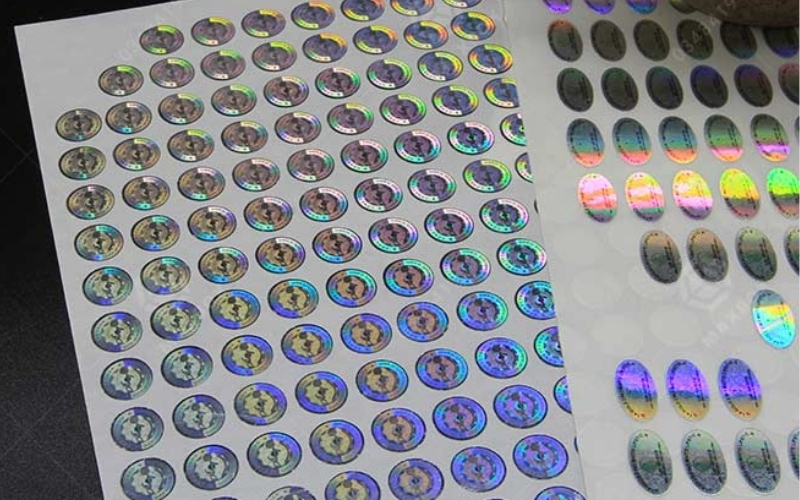 Mẫu tem chống hàng giả Hologram thông thường Mẫu tem chống hàng giả Hologram thông thường