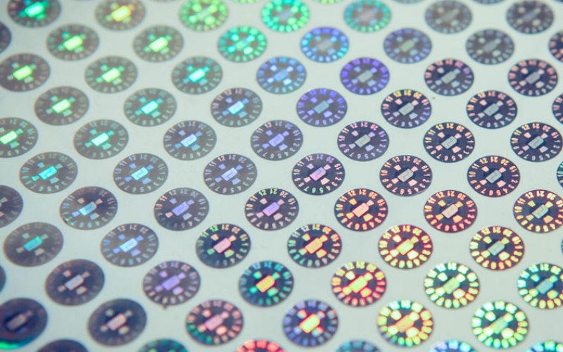 Mẫu tem chống hàng giả Hologram thông thường Mẫu tem chống hàng giả Hologram thông thường