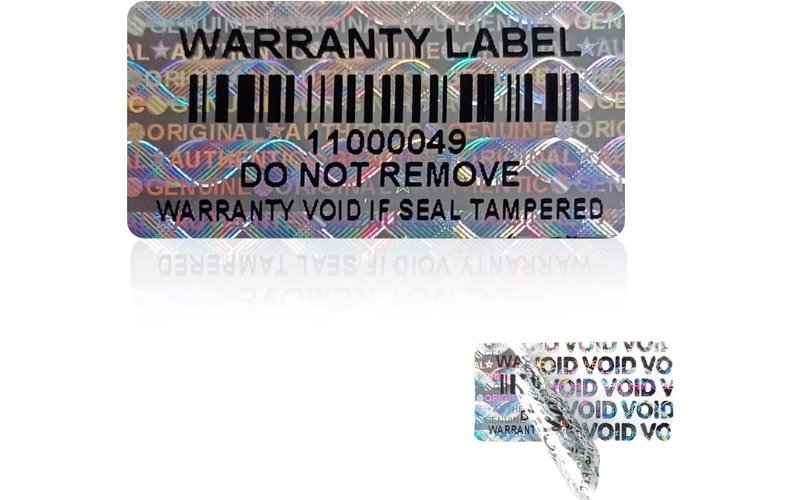 Mẫu tem chống giả 7 màu Hologram niêm phong Mẫu tem chống giả 7 màu Hologram niêm phong