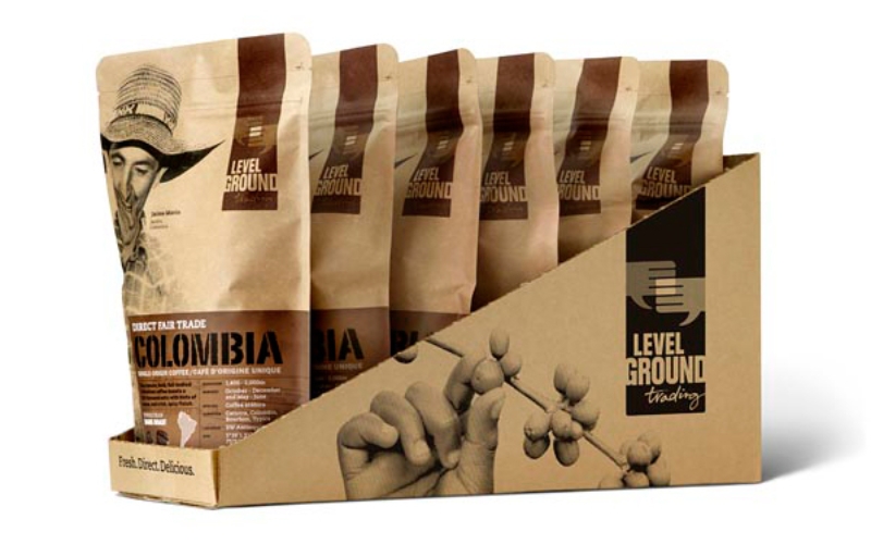 Thiết kế bao bì cà phê dạng giấy Kraft Thiết kế bao bì cà phê dạng giấy Kraft