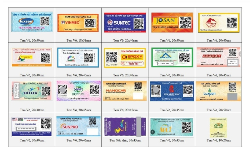 Tổng hợp 1000 mẫu in tem chống giả sản phẩm đẹp Tổng hợp 1000 mẫu in tem chống giả sản phẩm đẹp