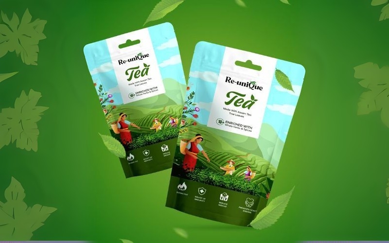 Mẫu in túi đựng trà Zipper Mẫu in túi đựng trà Zipper