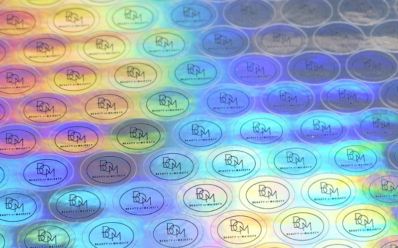 Mẫu tem chống hàng giả Hologram thông thường Mẫu tem chống hàng giả Hologram thông thường