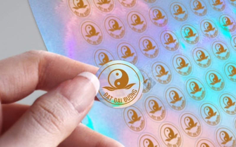 Mẫu tem chống hàng giả Hologram thông thường Mẫu tem chống hàng giả Hologram thông thường