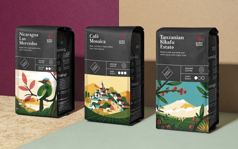 Mẫu in túi đựng trà màng nhôm Mẫu in túi đựng trà màng nhôm