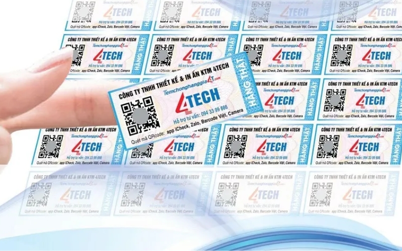 Thông tin bắt buộc có khi in tem chống giả sản phẩm Thông tin bắt buộc có khi in tem chống giả sản phẩm