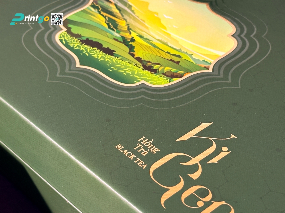 Dự án cán vân trên giấy của Printgo - Mặt trước hộp Dự án cán vân trên giấy của Printgo - Mặt trước hộp
