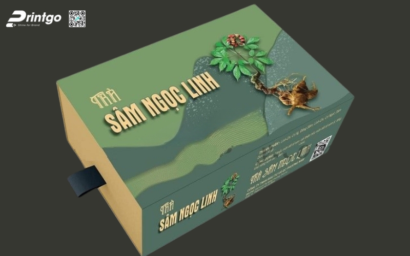 Mẫu in hộp sâm nam châm hiện đại Mẫu in hộp sâm nam châm hiện đại