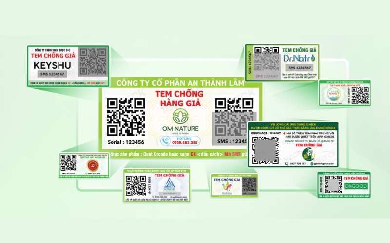 Các loại tem chống hàng giả phổ biến hiện nay Các loại tem chống hàng giả phổ biến hiện nay