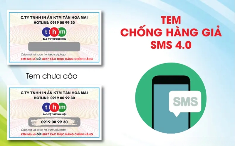 Các loại tem chống hàng giả phổ biến hiện nay Các loại tem chống hàng giả phổ biến hiện nay