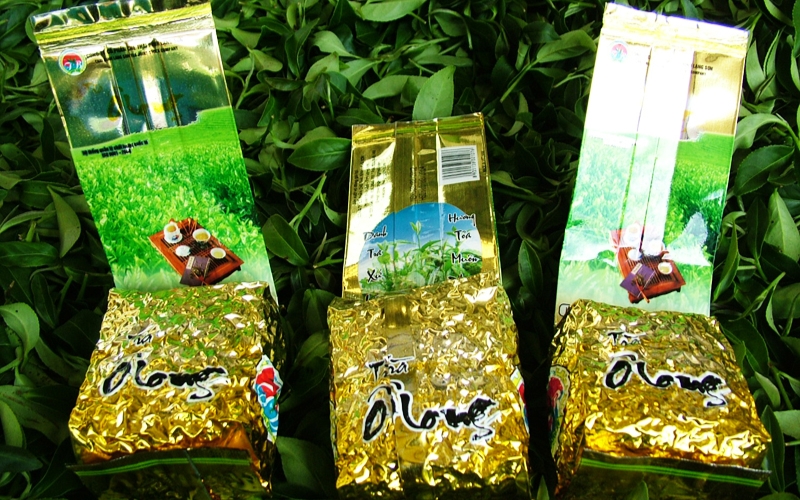 Mẫu in túi đựng trà hút chân không Mẫu in túi đựng trà hút chân không