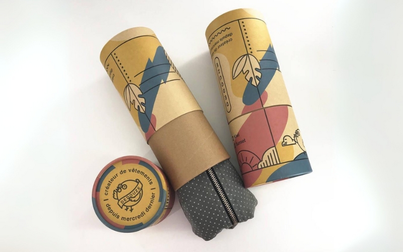 Thiết kế bao bì cà phê hình trụ tròn Thiết kế bao bì cà phê hình trụ tròn