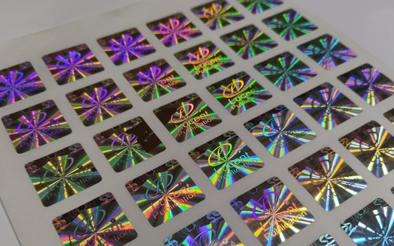 Mẫu tem chống hàng giả Hologram thông thường Mẫu tem chống hàng giả Hologram thông thường