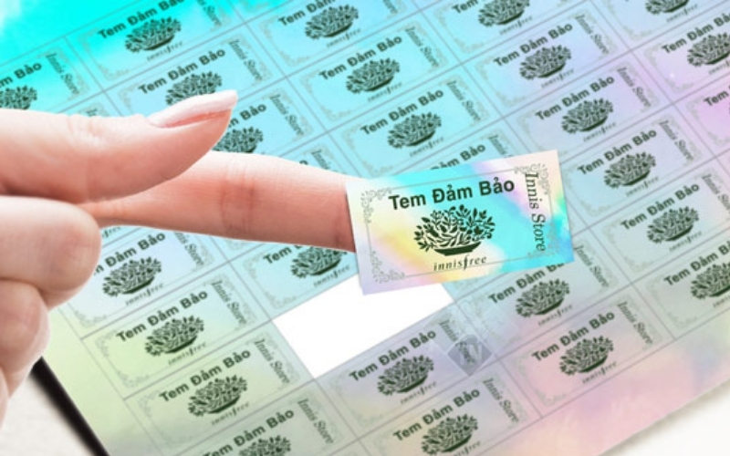 Mẫu tem chống hàng giả Hologram thông thường Mẫu tem chống hàng giả Hologram thông thường