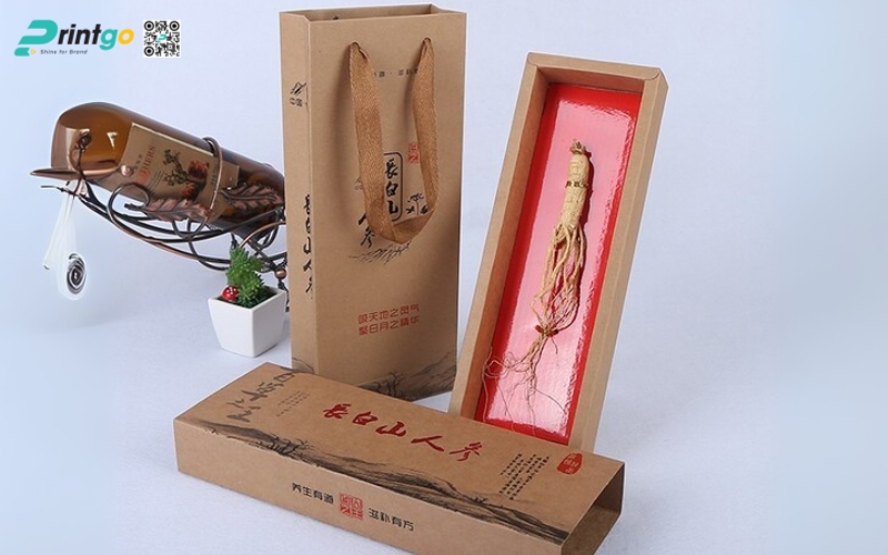 Mẫu in hộp sâm cứng âm dương cổ điển Mẫu in hộp sâm cứng âm dương cổ điển