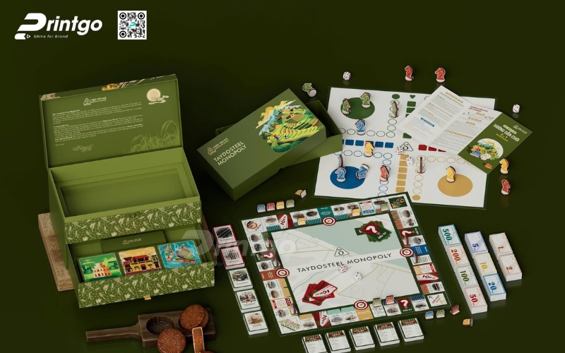 Hộp bánh trung thu board game Thép Tây Đô Hộp bánh trung thu board game Thép Tây Đô