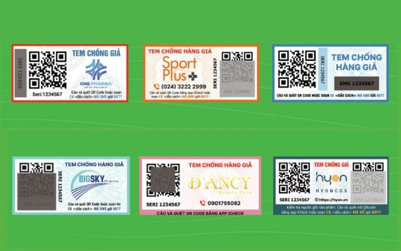 Tổng hợp 1000 mẫu in tem chống giả sản phẩm đẹp Tổng hợp 1000 mẫu in tem chống giả sản phẩm đẹp