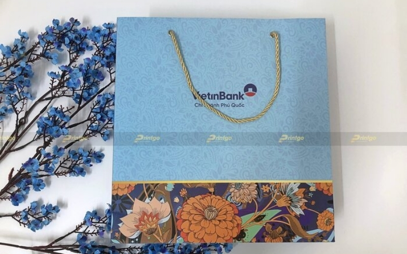 Túi đựng bánh trung thu bằng giấy ivory Túi đựng bánh trung thu bằng giấy ivory