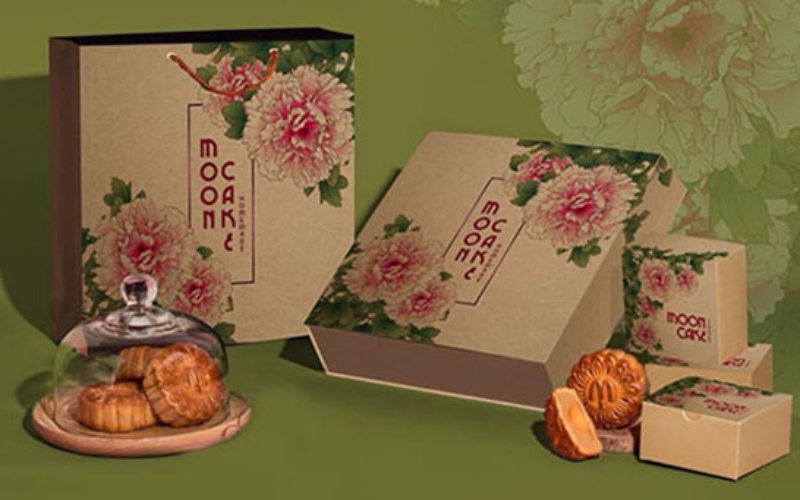 Túi giấy đựng bánh trung thu Kraft Túi giấy đựng bánh trung thu Kraft