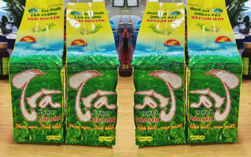 Mẫu in túi đựng trà hút chân không Mẫu in túi đựng trà hút chân không