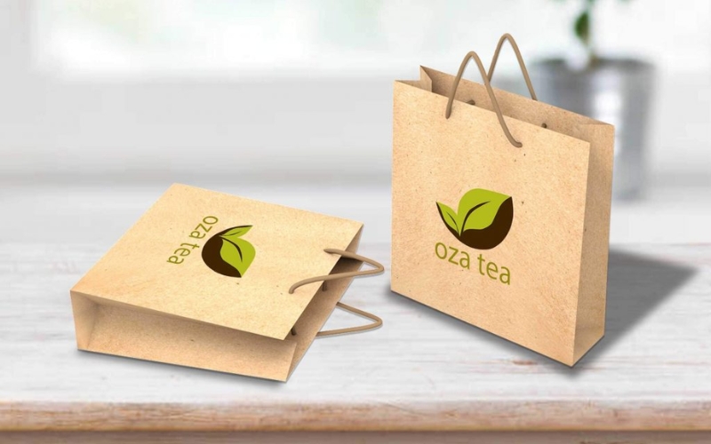 Mẫu in túi đựng trà Kraft Mẫu in túi đựng trà Kraft