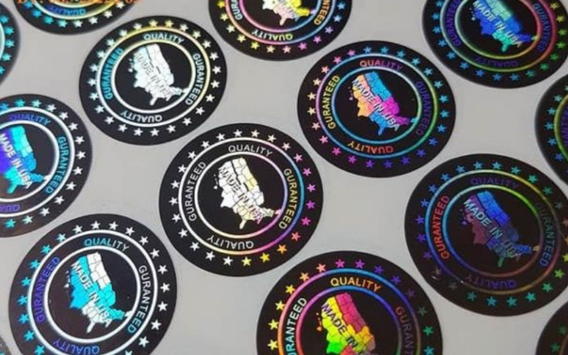 Mẫu tem chống hàng giả Hologram thông thường Mẫu tem chống hàng giả Hologram thông thường