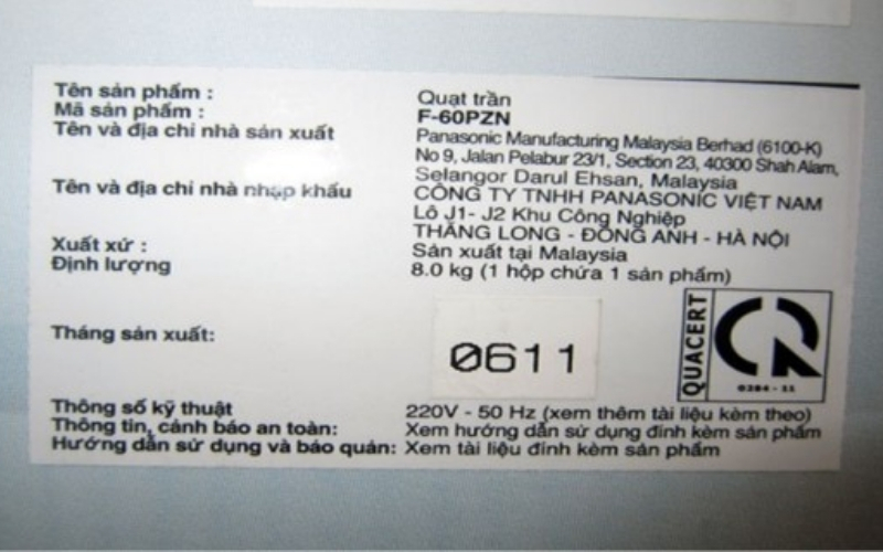 Tem nhãn phụ hàng hóa nhập khẩu một số ngành hàng khác Tem nhãn phụ hàng hóa nhập khẩu một số ngành hàng khác