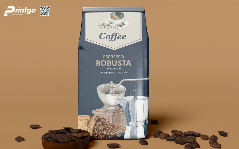 Đặc điểm khi in bao bì cà phê phổ biến Đặc điểm khi in bao bì cà phê phổ biến