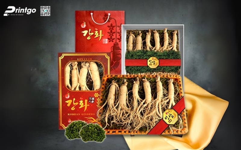 Mẫu in hộp sâm cứng âm dương cổ điển Mẫu in hộp sâm cứng âm dương cổ điển