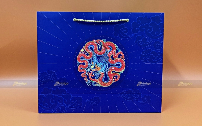 Túi đựng bánh trung thu bằng giấy ivory Túi đựng bánh trung thu bằng giấy ivory