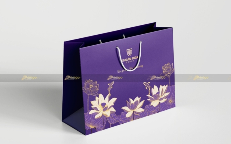 Túi đựng bánh trung thu in ép kim, UV điểm Túi đựng bánh trung thu in ép kim, UV điểm