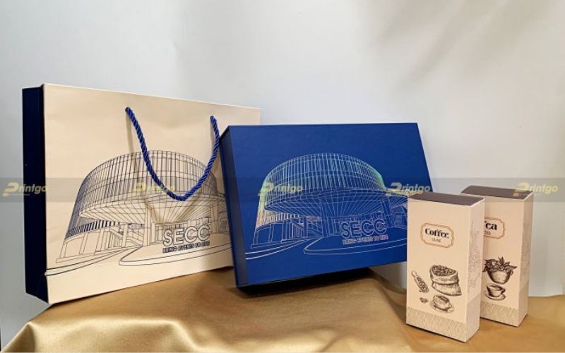 Mẫu in túi đựng hộp trà cao cấp Ivory, Couche, Duplex Mẫu in túi đựng hộp trà cao cấp Ivory, Couche, Duplex