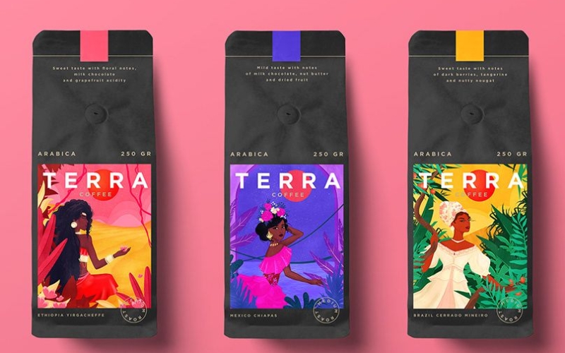 Mẫu in túi đựng trà màng nhôm Mẫu in túi đựng trà màng nhôm