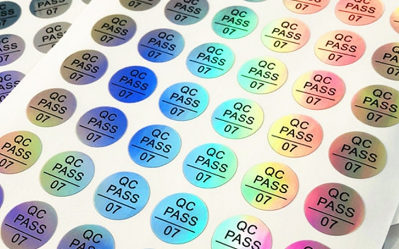 Mẫu tem chống hàng giả Hologram thông thường Mẫu tem chống hàng giả Hologram thông thường