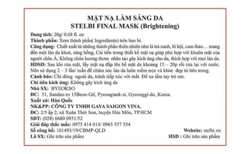 Tem nhãn phụ hàng hóa nhập khẩu một số ngành hàng khác Tem nhãn phụ hàng hóa nhập khẩu một số ngành hàng khác