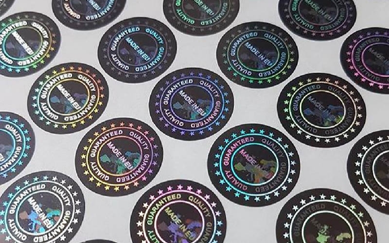 Mẫu tem chống hàng giả Hologram thông thường Mẫu tem chống hàng giả Hologram thông thường