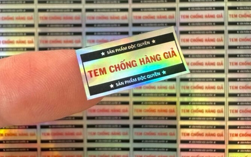 Mẫu tem chống hàng giả Hologram thông thường Mẫu tem chống hàng giả Hologram thông thường