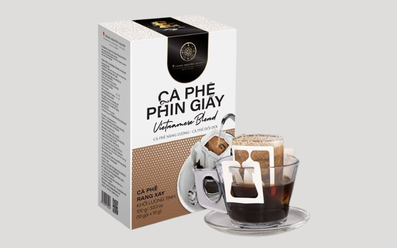 Thiết kế bao bì cà phê dạng hộp giấy Thiết kế bao bì cà phê dạng hộp giấy