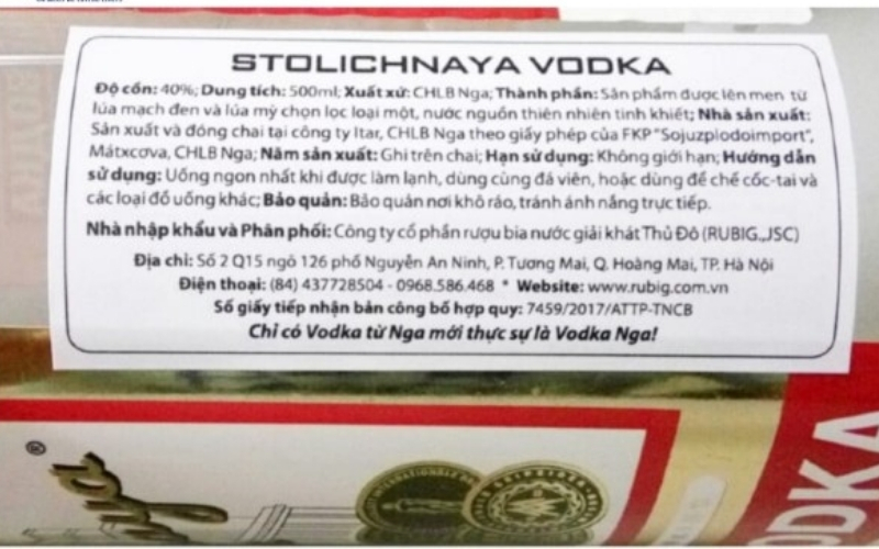 Tem nhãn phụ hàng hóa thực phẩm chế biến Tem nhãn phụ hàng hóa thực phẩm chế biến