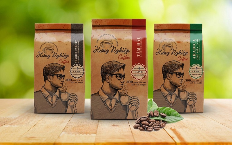 Một số quy cách thiết kế bao bì cà phê phổ biến Một số quy cách thiết kế bao bì cà phê phổ biến