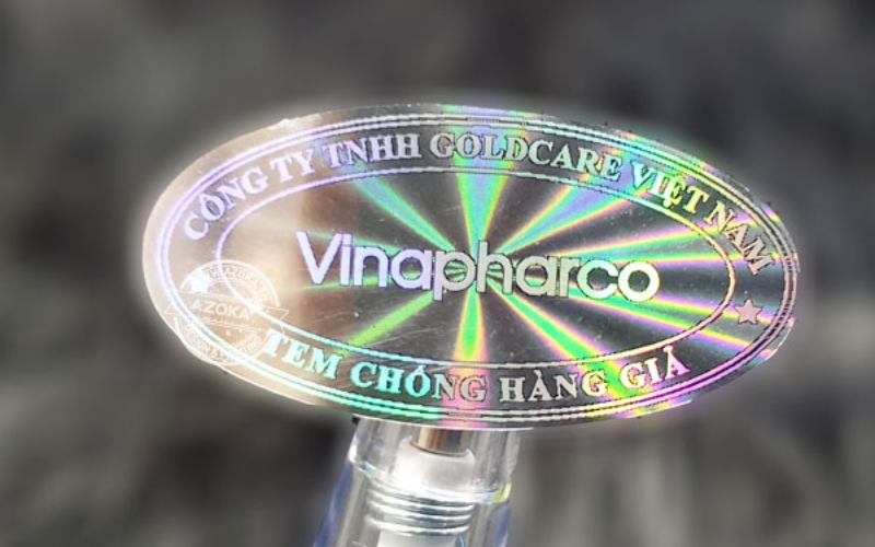 Mẫu tem chống hàng giả Hologram thông thường Mẫu tem chống hàng giả Hologram thông thường