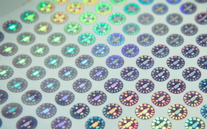 Mẫu tem chống hàng giả Hologram thông thường Mẫu tem chống hàng giả Hologram thông thường