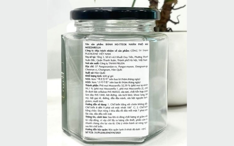 Tem nhãn phụ hàng hóa thực phẩm chế biến Tem nhãn phụ hàng hóa thực phẩm chế biến