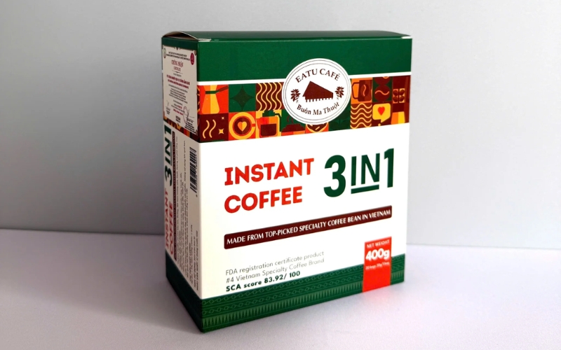 Thiết kế bao bì cà phê dạng hộp giấy Thiết kế bao bì cà phê dạng hộp giấy