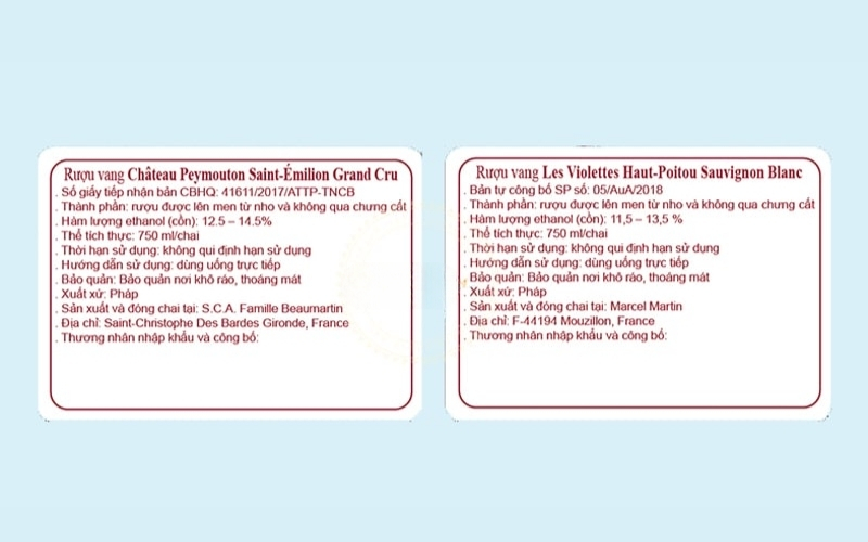 Tem nhãn phụ hàng hóa nông sản Tem nhãn phụ hàng hóa nông sản