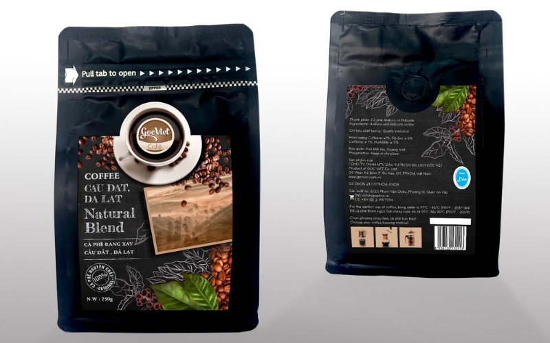 Những thông tin bắt buộc cần có khi thiết kế bao bì cà phê xuất khẩu Những thông tin bắt buộc cần có khi thiết kế bao bì cà phê xuất khẩu