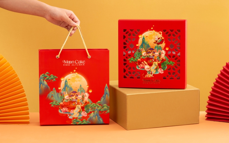 Xu hướng in túi đựng bánh trung thu 2025 Xu hướng in túi đựng bánh trung thu 2025