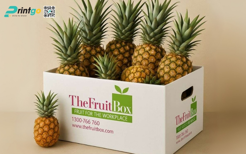 Mẫu thùng giấy đựng trái cây xuất khẩu dứa Mẫu thùng giấy đựng trái cây xuất khẩu dứa