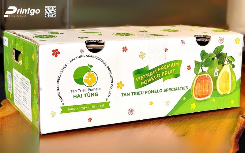 Mẫu bao bì xuất khẩu trái cây bưởi Mẫu bao bì xuất khẩu trái cây bưởi